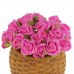 100pcs DIY Home Rose Heads Artificial Flowers Wedding Bridal Bouquet Party Decor   173383050688
